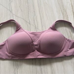 Pink Lululemon Run Times sports bra 36DD